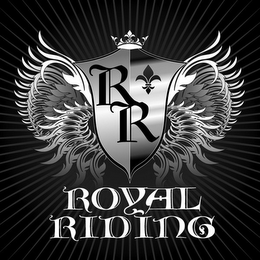 RR ROYAL RIDING logo