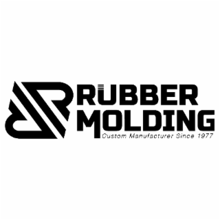 RR RUBBER MOLDING CUSTOM MANUFACTURER SINCE 1977 logo