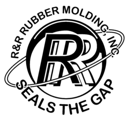 R&R RUBBER MOLDING, INC. RR SEALS THE GAP logo