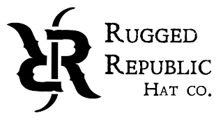 RR RUGGED REPUBLIC HAT CO. logo