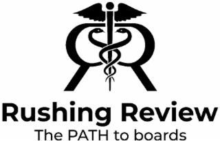 RR RUSHING REVIEW THE PATH TO BOARDS logo