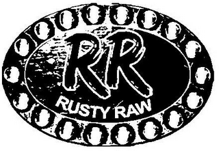 RR RUSTY RAW logo