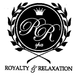 RR SPA ROYALTY & RELAXATION logo