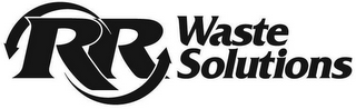 RR WASTE SOLUTIONS logo