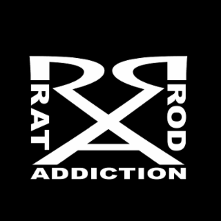 RRA RAT ROD ADDICTION logo