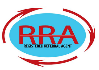RRA REGISTERED REFERRAL AGENT logo