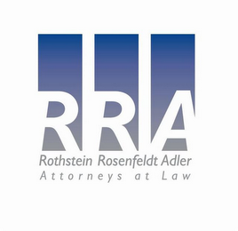RRA ROTHSTEIN ROSENFELDT ADLER ATTORNEYS AT LAW logo