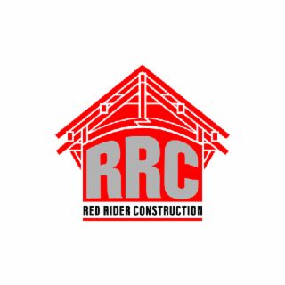 RRC RED RIDER CONSTRUCTION logo