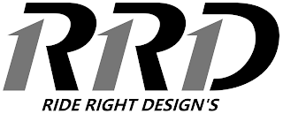 RRD RIDE RIGHT DESIGN'S logo