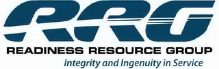 RRG READINESS RESOURCE GROUP INTEGRITY AND INGENUITY IN SERVICE logo