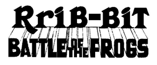 RRIB-BIT BATTLE OF THE FROGS logo