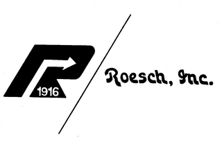 R/ROESCH, INC. 1916 logo