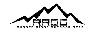 RROG RUGGED RIDGE OUTDOOR GEAR logo