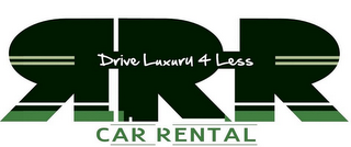 RRR DRIVE LUXURY 4 LESS CAR RENTAL logo