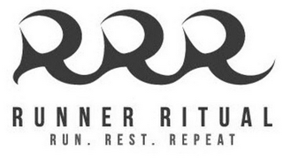 RRR RUNNER RITUAL RUN REST REPEAT logo