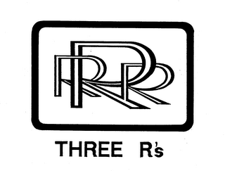 RRR THREE R'S logo