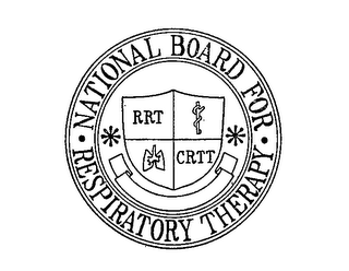 RRT CRTT NATIONAL BOARD FOR RESPIRATORY THERAPY logo