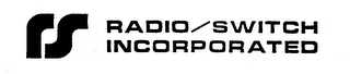 RS RADIO/SWITCH INCORPORATED logo