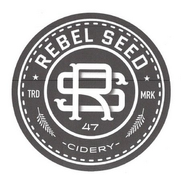 RS REBEL SEED RS 47 TRD MRK -CIDERY- logo