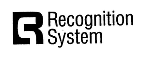 RS RECOGNITION SYSTEM logo