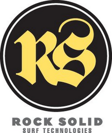 RS ROCK SOLID SURF TECHNOLOGIES logo