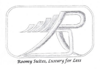 RS ROOMY SUITES, LUXURY FOR LESS logo
