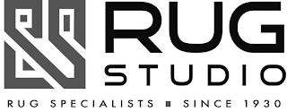 RS RUG STUDIO RUG SPECIALISTS SINCE 1930 logo