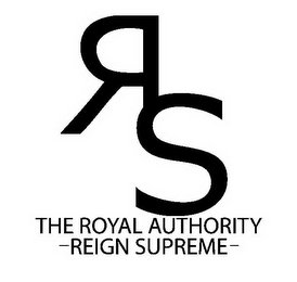 RS THE ROYAL AUTHORITY -REIGN SUPREME- logo