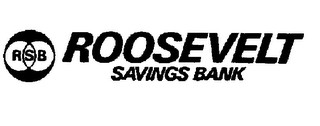 RSB ROOSEVELT SAVINGS BANK logo