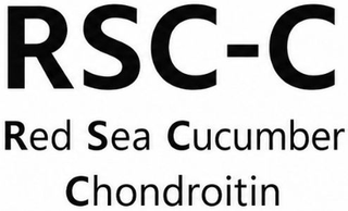 RSC-C RED SEA CUCUMBER CHONDROITIN logo
