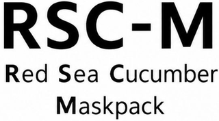 RSC-M RED SEA CUCUMBER MASKPACK logo
