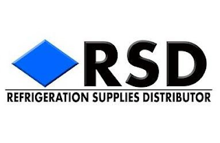 RSD REFRIGERATION SUPPLIES DISTRIBUTOR logo