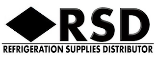 RSD REFRIGERATION SUPPLIES DISTRIBUTOR logo