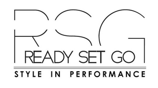 RSG READY SET GO STYLE IN PERFORMANCE logo