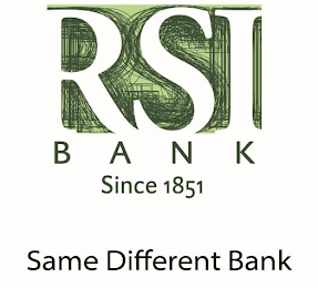 RSI BANK SINCE 1851 SAME DIFFERENT BANK logo