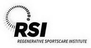RSI REGENERATIVE SPORTSCARE INSTITUTE logo
