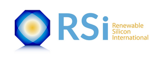 RSI RENEWABLE SILICON INTERNATIONAL logo