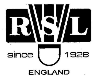 RSL SINCE 1928 ENGLAND logo