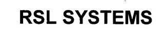RSL SYSTEMS logo
