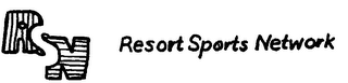 RSN RESORT SPORTS NETWORK logo