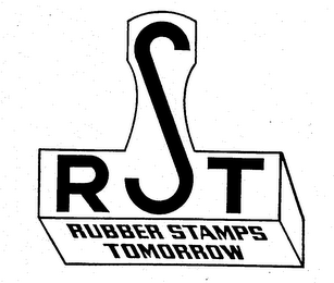 RST RUBBER STAMPS TOMORROW logo