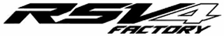RSV4 FACTORY logo