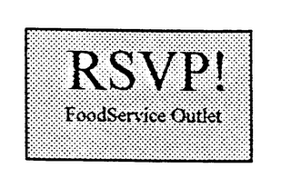 RSVP! FOODSERVICE OUTLET logo