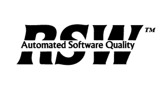 RSW AUTOMATED SOFTWARE QUALITY logo