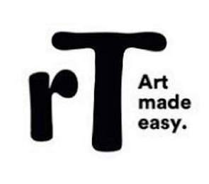 RT ART MADE EASY. logo