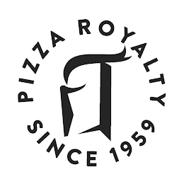RT PIZZA ROYALTY SINCE 1959 logo