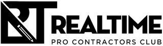 RT REALTIME PRO CONTRACTORS CLUB logo