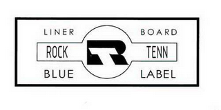 RT ROCK TENN FLUTED BOARD BLUE LABEL logo