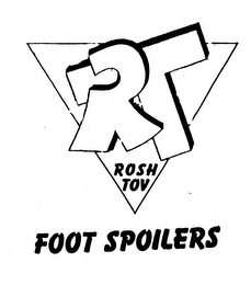 RT ROSH TOV FOOT SPOILERS logo