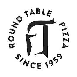RT ROUND TABLE PIZZA SINCE 1959 logo